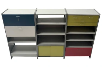 Mid-Century Modern Multi-Colored 5600 Modular Wall Unit by Cordemeyer for Gispen